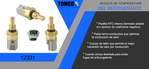 SENSOR DE REFRIGERANTE MAZDA MAZDA 3 12331