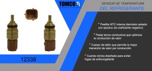 SENSOR DE REFRIGERANTE CHRYSLER-DODGE-HYUNDAI DODGE I 10 12338