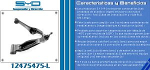 HORQUILLA DE SUSPENSION CHEVROLET-GMC-BUICK-CADILLAC AVALANCHE 12475475L-SYD