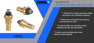 BULBO DE TEMPERATURA CHEVROLET-GMC-BUICK-CADILLAC AVEO 12803