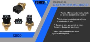 BULBO DE TEMPERATURA VOLKSWAGEN POINTER 12830