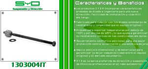 TERMINAL DE DIRECCION CHEVROLET-GMC-BUICK-CADILLAC CHEVY 1303004IT