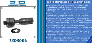 VARILLA DE DIRECCION CHEVROLET-GMC-BUICK-CADILLAC BRAVADA 1303006-SYD