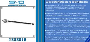 VARILLA DE DIRECCION CHEVROLET-GMC-BUICK-CADILLAC EPICA 1303018-SYD