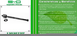 VARILLA DE DIRECCION CHEVROLET-GMC-BUICK-CADILLAC BEAT 1303027IT