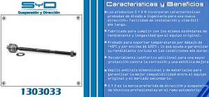 VARILLA DE DIRECCION CHEVROLET-GMC-BUICK-CADILLAC SIERRA 1303033-SYD