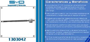 VARILLA DE DIRECCION CHEVROLET-GMC-BUICK-CADILLAC AVEO 1303042-SYD