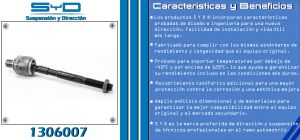 VARILLA DE DIRECCION CHRYSLER-DODGE-HYUNDAI ATTITUDE 1306007-SYD