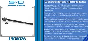 VARILLA DE DIRECCION JEEP CHEROKEE 1306026-SYD