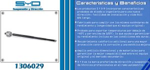 VARILLA DE DIRECCION CHRYSLER-DODGE-HYUNDAI ATTITUDE 1306029-SYD