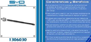 VARILLA DE DIRECCION CHRYSLER-DODGE-HYUNDAI NEON 1306030-SYD