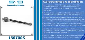 VARILLA DE DIRECCION CHRYSLER-DODGE-HYUNDAI PROMASTER RAPID 1307005-SYD