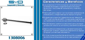 VARILLA DE DIRECCION FORD-LINCOLN-MERCURY MUSTANG 1308006-SYD