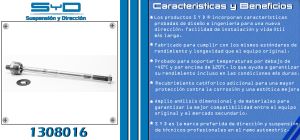 VARILLA DE DIRECCION FORD-LINCOLN-MERCURY FIESTA 1308016-SYD