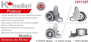 TENSOR DE BANDA DE TIEMPO CHRYSLER-DODGE-HYUNDAI H100 131112T-KN