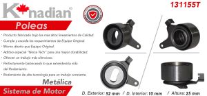 TENSOR DE BANDA DE TIEMPO FORD-LINCOLN-MERCURY ESCORT 131155T-KN