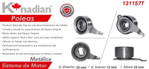 TENSOR DE BANDA DE TIEMPO MAZDA 626 131157T-KN