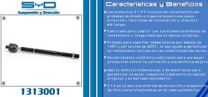 VARILLA DE DIRECCION MAZDA MAZDA 3 1313001-SYD