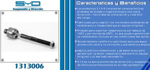 VARILLA DE DIRECCION MAZDA MAZDA 6 1313006-SYD