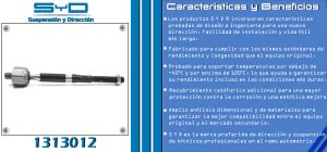 VARILLA DE DIRECCION MAZDA MAZDA 2 1313012-SYD