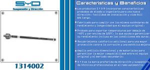 VARILLA DE DIRECCION VOLKSWAGEN CRAFTER 1314002-SYD
