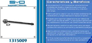 VARILLA DE DIRECCION MITSUBISHI LANCER 1315009-SYD