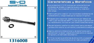 VARILLA DE DIRECCION NISSAN ARMADA 1316008-SYD