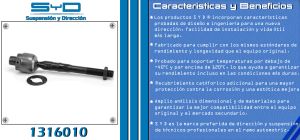 VARILLA DE DIRECCION NISSAN FRONTIER 1316010-SYD