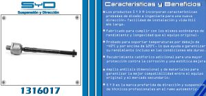 VARILLA DE DIRECCION NISSAN MAXIMA 1316017-SYD