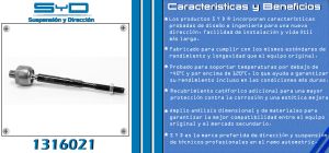 VARILLA DE DIRECCION NISSAN JUKE 1316021-SYD