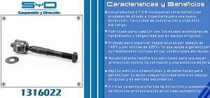 VARILLA DE DIRECCION NISSAN CABSTAR 1316022-SYD