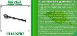 VARILLA DE DIRECCION NISSAN SENTRA 1316023IT