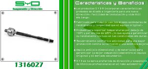 TERMINAL DE DIRECCION NISSAN ROGUE 1316027IT