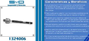 VARILLA DE DIRECCION SUZUKI SWIFT 1324006-SYD