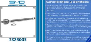 VARILLA DE DIRECCION TOYOTA YARIS 1325003-SYD