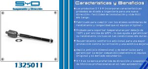 VARILLA DE DIRECCION TOYOTA AVALON 1325011-SYD