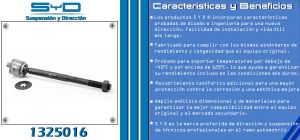 VARILLA DE DIRECCION TOYOTA TACOMA 1325016-SYD