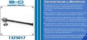 VARILLA DE DIRECCION TOYOTA HILUX 1325017-SYD