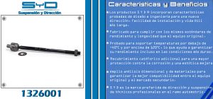 VARILLA DE DIRECCION AUDI A3 1326001-SYD