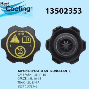 TAPON PARA DEPOSITO ANTICONGELANTE CHEVROLET-GMC-BUICK-CADILLAC CRUZE 13502353-ASIA