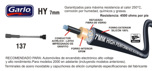 CABLES PARA BUJIA VOLKSWAGEN ATLANTIC 137-HY-GAR