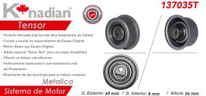 TENSOR DE BANDA DE TIEMPO NISSAN HIKARI 137035T-KN