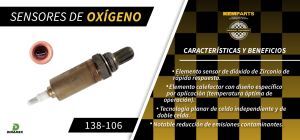 SENSOR DE OXIGENO 138-106