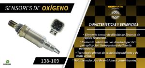 SENSOR DE OXIGENO NISSAN FRONTIER 138-109