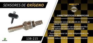SENSOR DE OXIGENO CHEVROLET-GMC-BUICK-CADILLAC BLAZER 138-215