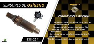 SENSOR DE OXIGENO 138-254