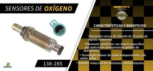 SENSOR DE OXIGENO 138-285