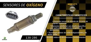 SENSOR DE OXIGENO NISSAN ALTIMA 138-286