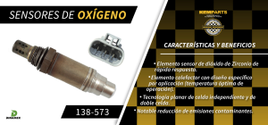SENSOR DE OXIGENO NISSAN PICK-UP 138-573