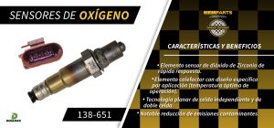 SENSOR DE OXIGENO VOLKSWAGEN VENTO 138-651